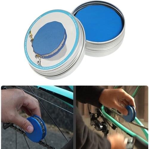 Wholesale Bicycle Chain Wool Oil Lubricator Bike Chain Oiler Roller Cycling Cleaner Lubricant Magnet Bike Chain Repair Tools N66