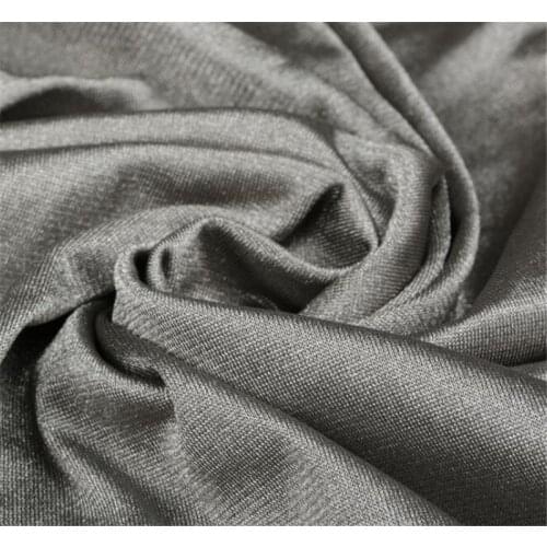 100% silver fiber fabric with radiation protection maternity cloth cell phone signal blocking material