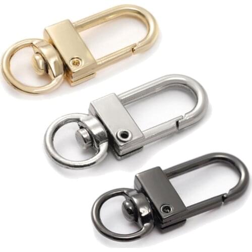 50 Pcs Lobster Clasp Purse Belt Buckle Buckles Clasp for DIY Hardware Handbag Keychain Lanyard Swivel Snap Hooks Clip