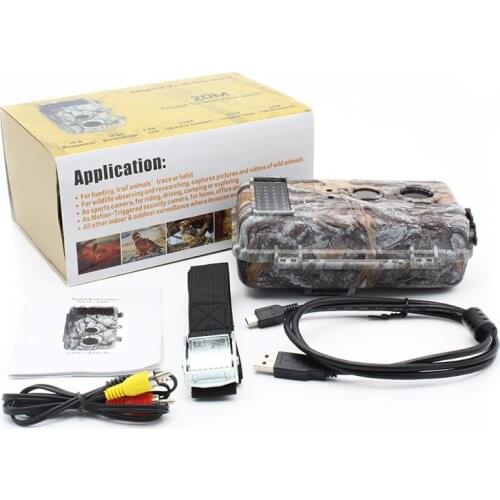 12MP Mini 2.4'' TFT Hunting Camera, Digital Trail Hunting Camera, FCC/CE/RoHS Directive-compliant