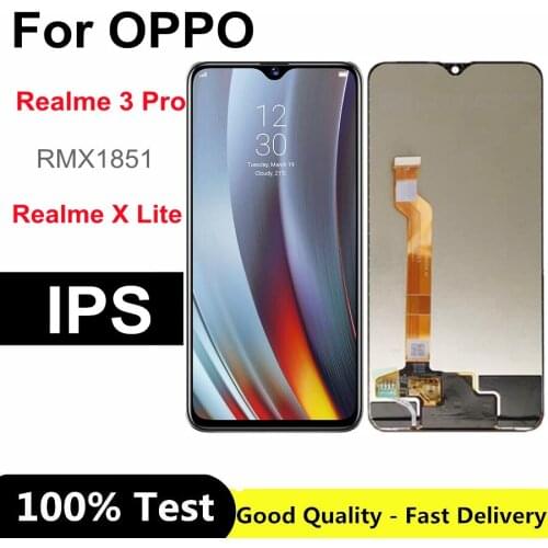 6.3" For OPPO Realme 3 Pro RMX1851 LCD Display Touch Panel Screen Digiziter Assembly for Realme X lite lcds
