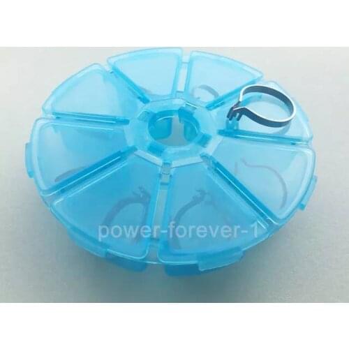 8Pcs/lot Delta Matrix Wedges Dental Ring Clamps Standard Composite Storage Case