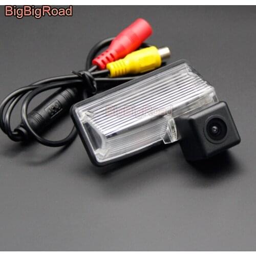BigBigRoad Vehicle Wireless Rear View Parking Camera HD Color Image For Toyota Corolla E120 E130 Reiz Vios Mark X Crown S200