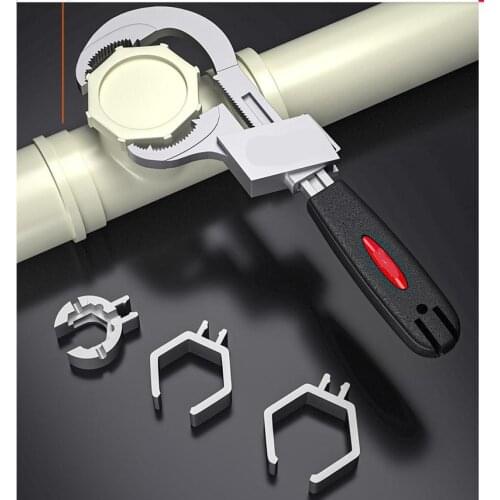 Large open-end wrench for water pipes, special tools for inspecting water pipes, bathroom wrenches, hydraulic tools