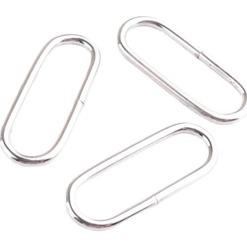 D Ring Oval 28mm(1inch）Metal Belt Buckle Webbing Backpack Bag Parts LeatherCraft Strap Shoes Sewing Accessories DIY Handmade