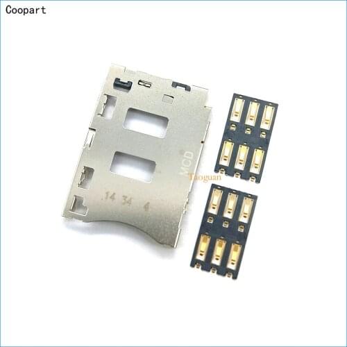 1set 3pcs Coopart New Sim Card socket holder reader slot connector tray Replacement for Xiaomi 3 Mi 3 Mi3 high quality