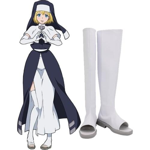 Enn Enn no Shouboutai Fire Force Iris Cosplay Shoes Anime Boots Tailor Made