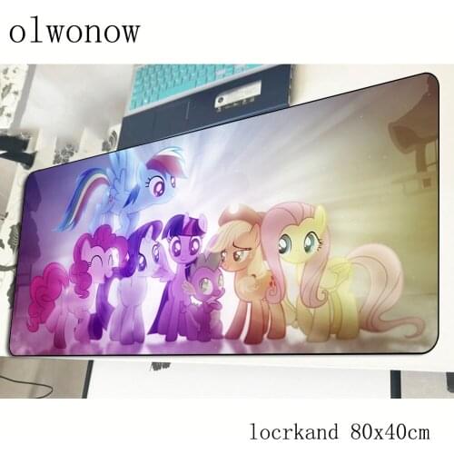 My little pony mousepad gamer Cartoon 800x400x2mm gaming mouse pad Aestheticism notebook pc accessories padmouse ergonomic mat