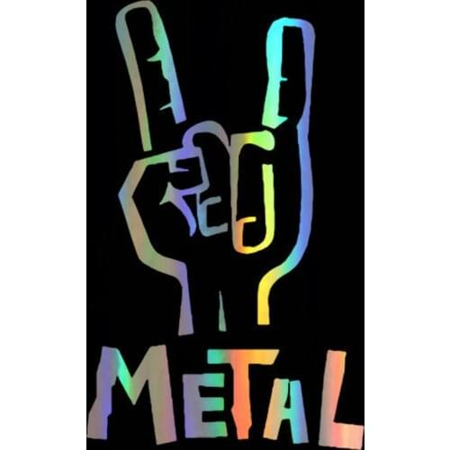 Creative Heavy Metal Electric Bass Guitar Rock Sticker on Car Decal Motorcycle Car Styling Auto Stickers 3D Waterproof PVC