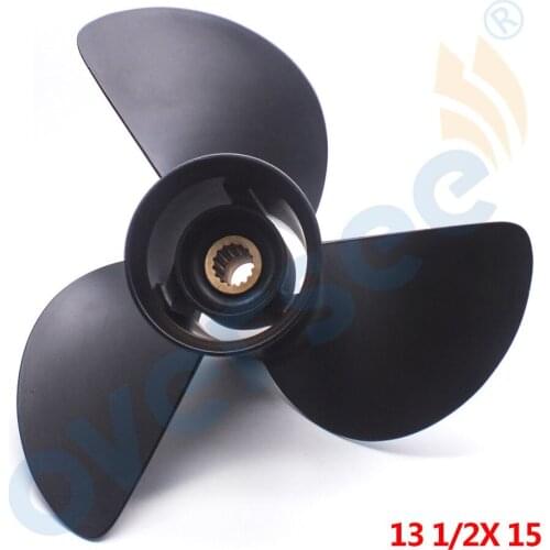 Boat Motor 58100-95500-019 Propeller For Suzuki (13-1/2x15) Outboard Engine 60-140HP