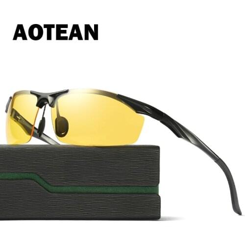 2019 New Polarized Night Driving Sunglasses Mens Womens Night Vision Driving Polarized Sports Design Anti Glare Glasses 2206