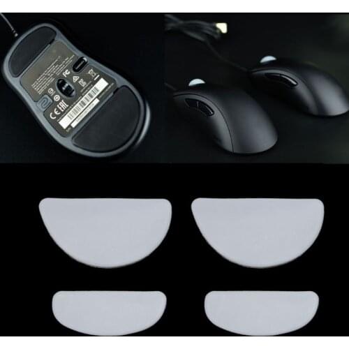 2 Sets/pack Tiger Gaming Mouse Feet Mouse Skate For ZOWIE EC1-A/EC2-A/EVO Gaming Mouse White Mouse Glides Curve Edge