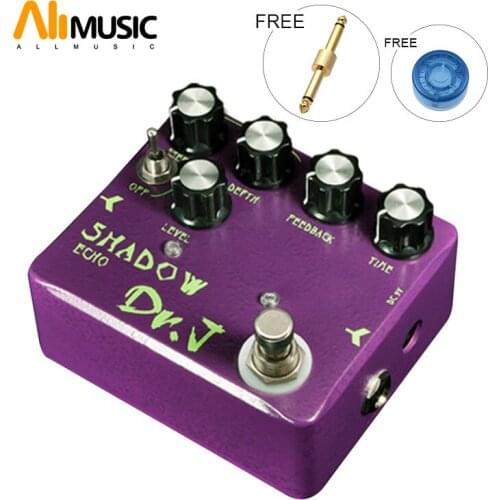 DR.J by JOYO D-54 SHADOW ECHO Effect Guitar Pedal with Free Connector