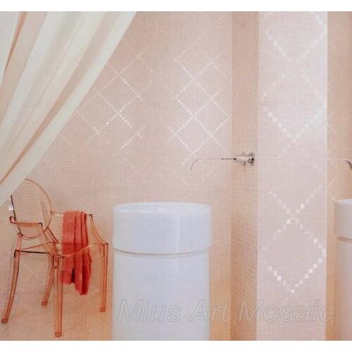 Europe style iridescent glass living room mosaic tile kitchen backsplash decoration