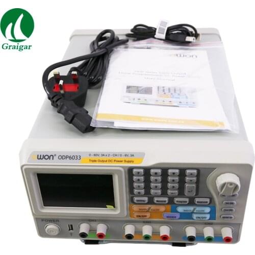 OWON ODP6033 Programmable DC Power Supply Max Output Resolution : 1mV / 1mA