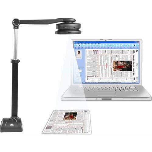 S500A3B High Speed Portable Document Scanner with 5MP Camera A3 A4 Size Scanning and 180 languages Optical Character Recognition