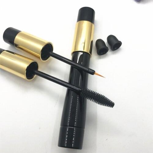 10mL Empty Black Gold Eyelash Tube Mascara Cream Vial/Container Eyeliner Vials Refillable Bottles Makeup Tool Accessories