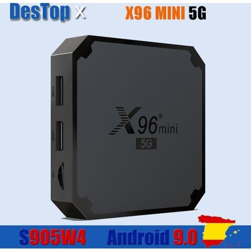 10PCS Android 9.0 X96 Mini 5G TV BOX 1G 8G 2G 16G Amlogic S905W Quad Core 2.4G WiFi 4K HD Media Player IPTV Set Top Box