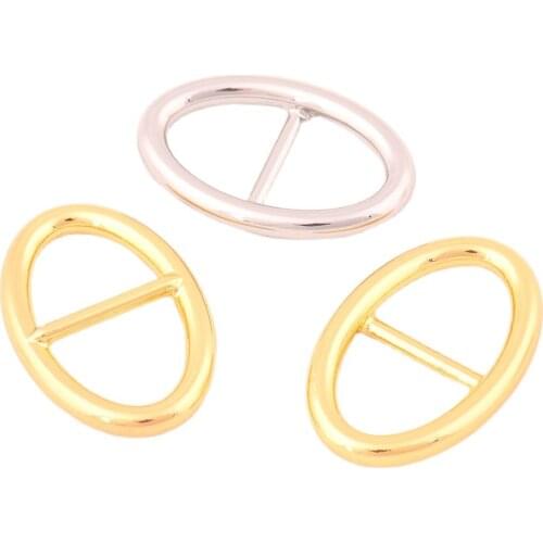 17mm(2/3inch) Tri-Glide Slider Adjust Metal Oval Buckles for Backpack Web Strap DIY Bag Belt LeatherCraft Accessory Handmade