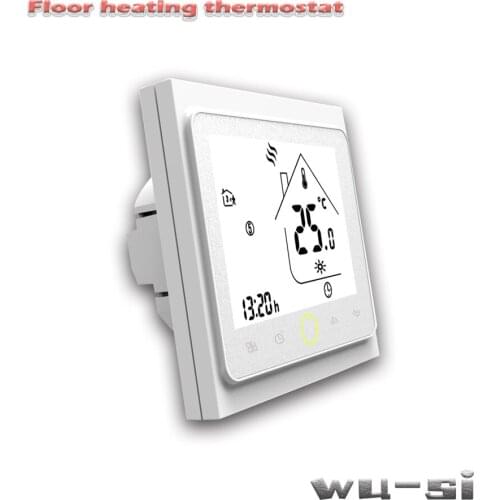 24VAC,95~240VAC thermostat for Underfloor Warm System Works for developed to on/off control Electric actuator