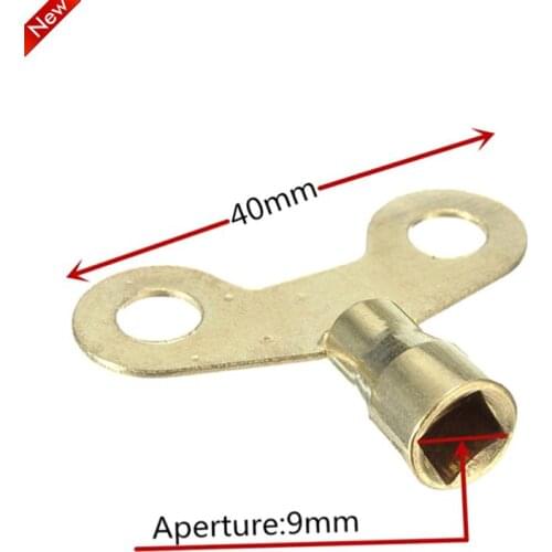 4pcs 4 hole Key For Water Tap Solid Brass Special Lock New Radiator Plumbing Bleed Key Square Socket Hole Water Tap Faucet Key