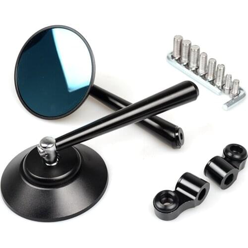 Aluminum CNC motorcycle Side mirror rearview accessories Fits For Kawasaki Z1000 Z800 Z750 EX-300