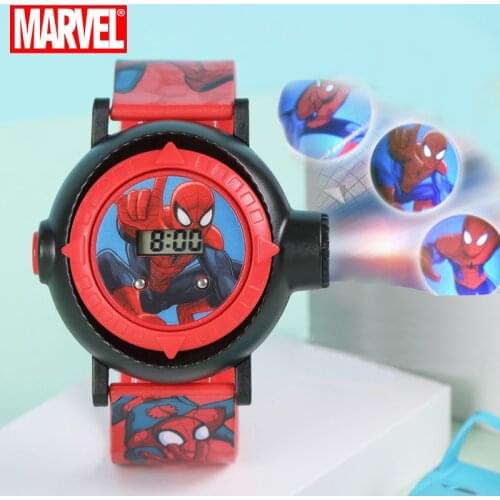Big Sale Spider Men MARVEL Avengers Super Hero Kids Digital Watch Boy Toy Friend Love Buddy Teen Clock Smart Child Time Junior