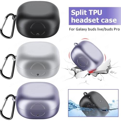 Earphone Case For Samsung Galaxy Buds Pro Buds Live Cover Bluetooth Headset Phone Cover For Samsung Galaxy Buds Pro With Hook