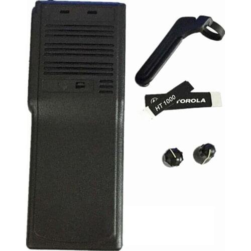 New Black Housing Case Front Cover Shell Surface+Dust Cover+Knob For Motorola HT1000 Radio Walkie Talkie Accessories
