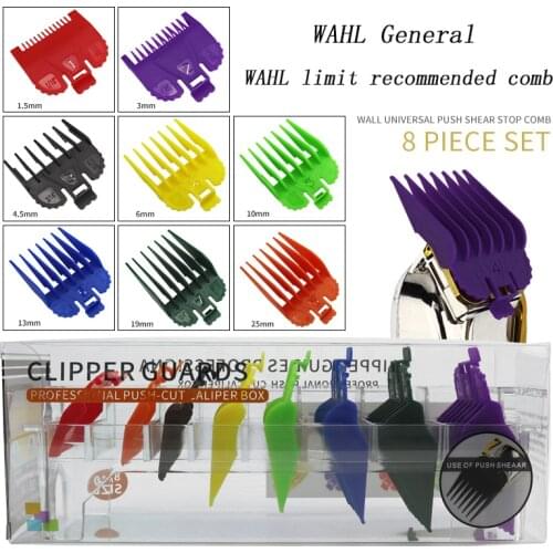 WHAL universal barber replacement limit comb guide plate accessories electric clippers caliper box guide comb haircut accessorie