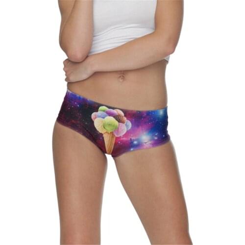 Alien Cone 3D Printing Briefs Underwear Lingerie Women Panty Sexy Tanga Ropa Interior Mujer Bragas Culotte Femme Panties