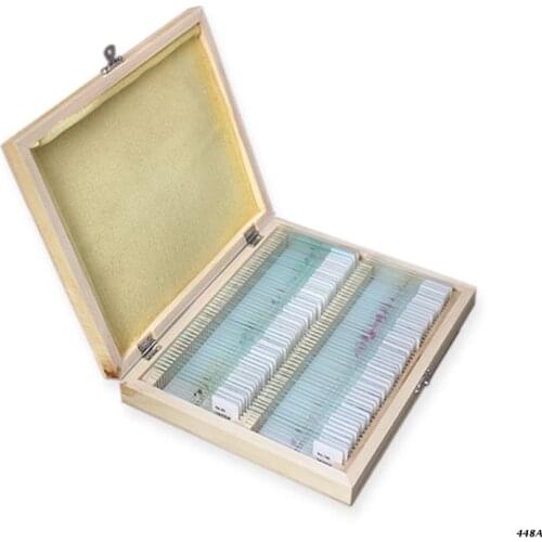 Microscope Slides Kids Plastic Prepared Microscope Slides of Animals Insects Plants Flowers Sample Specimens 25/50/100PC