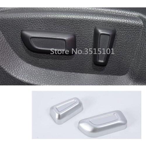 For Mitsubishi Eclipse Cross 2017 2018 2019 2020 Car Cover Front Heat Seat Adjustment Knob Button Switch Trim Parts 2pcs