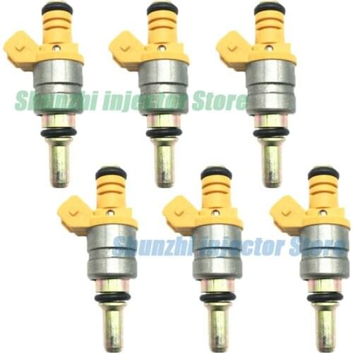 6PCS Fuel Injector Nozzle For Kia RIO 1.5L L4 1.6L L4 OEM 0K30E13250