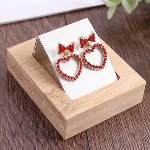 Earring Display Cards Earrings Ear Studs Holder Card, 2.75 x 2.36Inch, 3 Colors Available