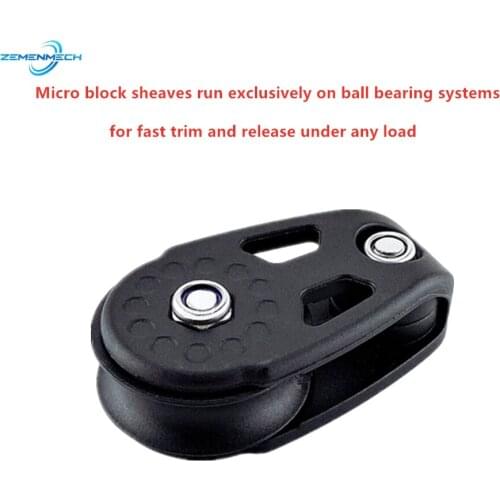 Kayak Boat Rope Nylon Pulley Block Marine Sheave Lifting Anchor Wheel Accessories Sailing Dinghy Outdoor Water Sport Hardware