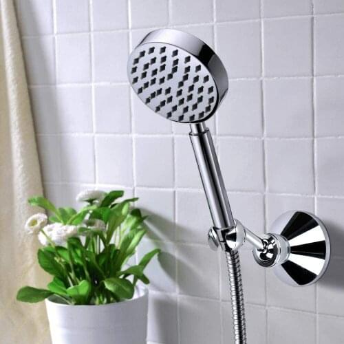 Bathroom Powerful Suction Cup Wall Mounted Shower Head Bracket Adjustable Handheld Shower Head Bracket Bathroom Accessories