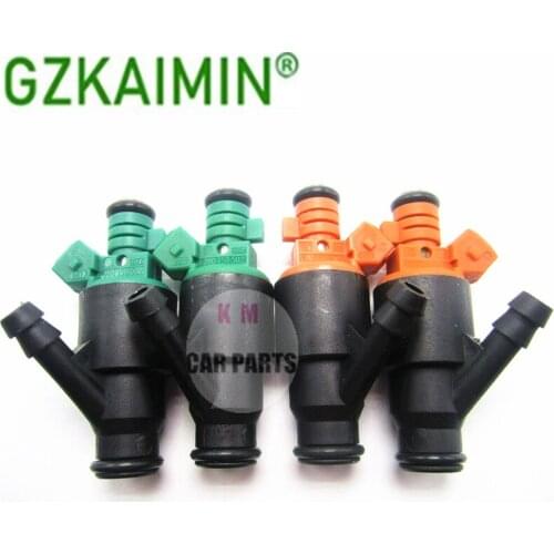 Set 4 New Nozzle Injection Fuel Injectors OEM 0280150504 0280150502 For 95-02 Kia Sportage Trim Superb