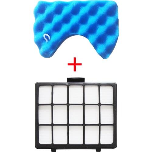 Replacement Sponge Filters & Dust HEPA Filter Kit for Samsung DJ97-00492A SC6520 SC6530/40/50/60/70/80/90 Vacuum Cleaner Parts