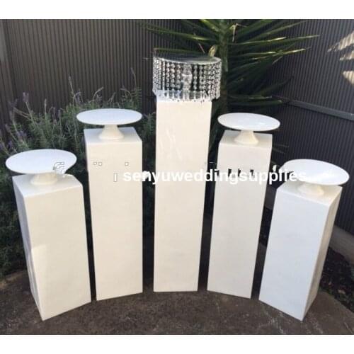 New design White white acrylic Plinths/ Pedestals senyu1733