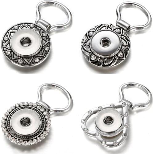 New Pattern Heart Crystal Magnet button for Hanging sunglasses fit 18MM snap buttons Clip on clothes Wholesale PJ0022