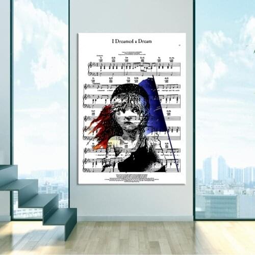 Les Miserables Gift Print, Book Lover Gift, Mothers Day, Music Teacher Gift, Bookish Poster, Le Mis Print, Music Sheet Art, Lite