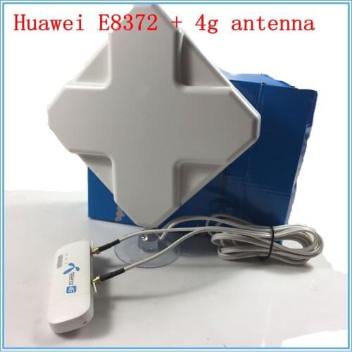 Unlocked Huawei E8372 + 4G Signal Amplifier antenna 4G usb wifi modem 4g usb mifi stick E8372h-608 E8372h-153