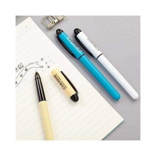 Creative black gel pen Carbon pen Signature pen 0.5mm Stationery 10pcs free shipping