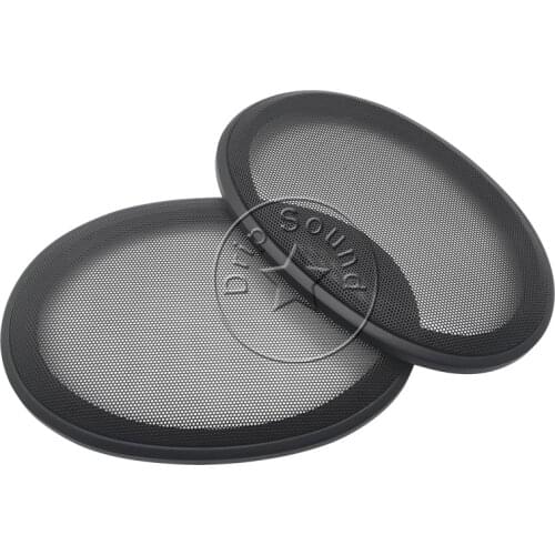 For 6"x9" 6x9 inch Car Audio Speaker Conversion Net Cover Decorative Circle Metal Mesh Grille Protection