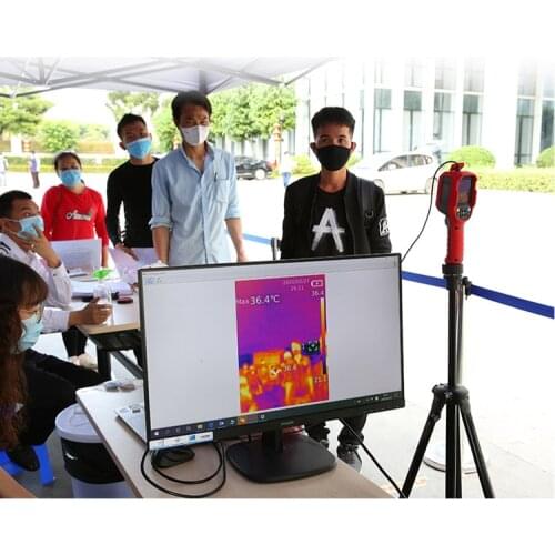 Hot sale tripod hold Infrared thermal imager camera recorder UTI85H+ UTi165H UTI165K Real-time projection monitoring