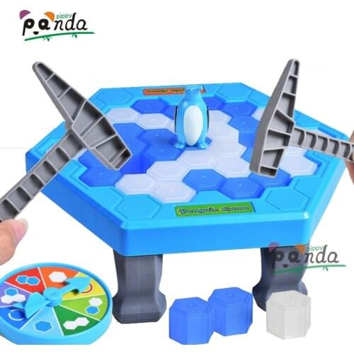 Rescue Penguin Ice Breaking Puzzle Games Montessori Interactive Toys Knock Ice Block Desktop Paternity Interactive Toys For Kids
