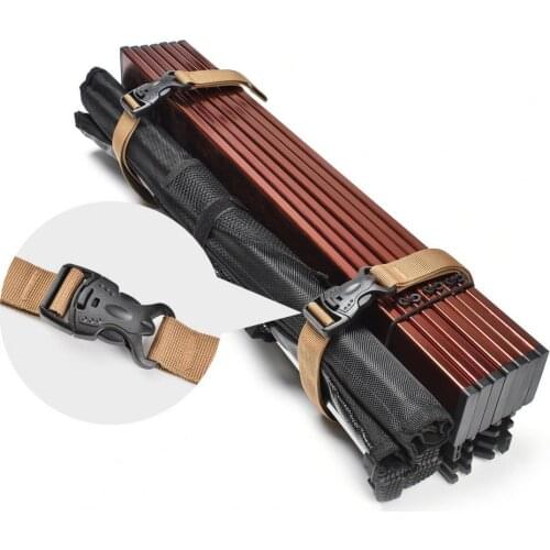 Camping Gear Luggage Binding Belt PP Webbing Luggage Suitcase Packing Safety Belt Fixing Strap with Buckle for Outdoor Camping