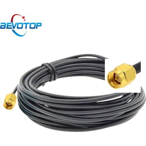 5M 10M 15M SMA Male to SMA Male/Female RG174 WIFI Antenna Extension Cable Wireless Router Coax Jumper Pigtail RF Coaxial Cord