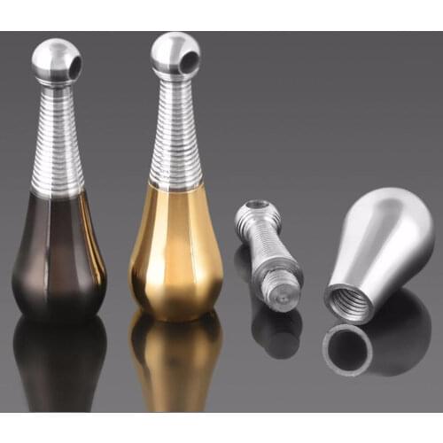 Men Women Stainless Steel Jewelry Cylinder Crystal Cremation Ashes Urn Memorial Opens Necklace Pendant Holder Keepsake Dropship